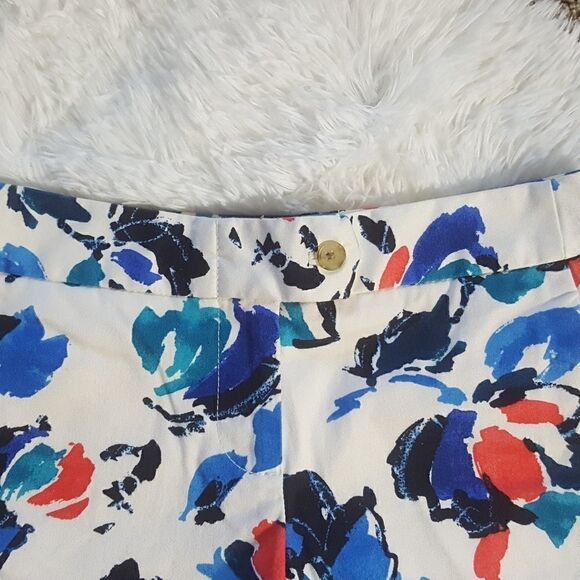 J. Crew Shorts Floral Womens Size 00 Stretch - Picture 4 of 6